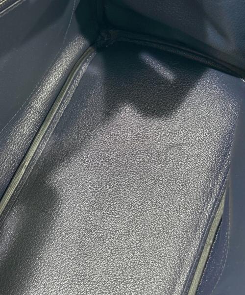 HERMES（エルメス）HERMES (エルメス) バーキン30/シルバー金具/トゴ/ブルーニュイ/A刻印 ブルーニュイ サイズ:30の古着・服飾アイテム