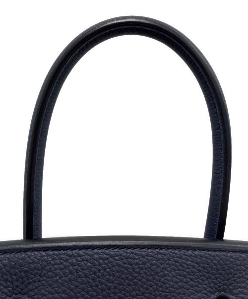 HERMES（エルメス）HERMES (エルメス) バーキン30/シルバー金具/トゴ/ブルーニュイ/A刻印 ブルーニュイ サイズ:30の古着・服飾アイテム