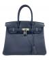 HERMES（エルメス）の古着「バーキン30/シルバー金具/トゴ/ブルーニュイ/A刻印」｜ブルーニュイ