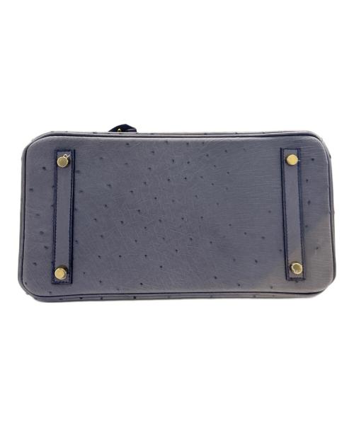 HERMES（エルメス）HERMES (エルメス) バーキン30/ゴールド金具/オーストリッチ/X刻印 グレーパープル系 サイズ:30の古着・服飾アイテム