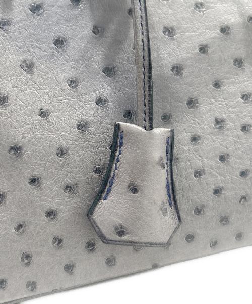 HERMES（エルメス）HERMES (エルメス) バーキン30/ゴールド金具/オーストリッチ/X刻印 グレーパープル系 サイズ:30の古着・服飾アイテム