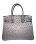 HERMES (エルメス) バーキン30/ゴールド金具/オーストリッチ/X刻印 グレーパープル系 サイズ:30：2800000円