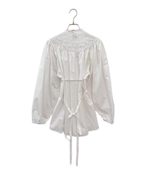 patou（パトゥ）patou (パトゥ) プルオーバーブラウス ホワイト サイズ:36の古着・服飾アイテム