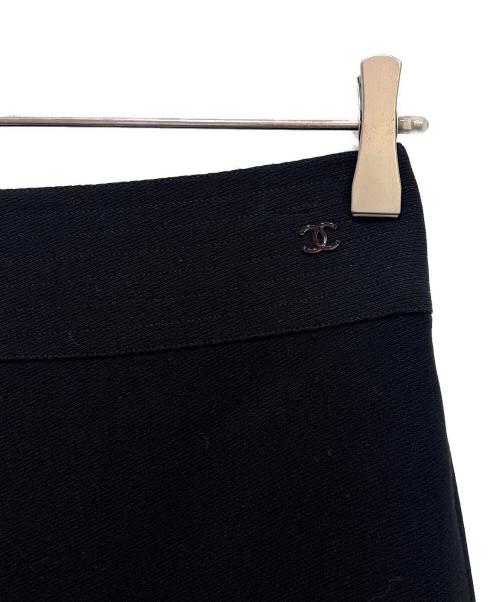 CHANEL（シャネル）CHANEL (シャネル) ウールスカート ブラック サイズ:34の古着・服飾アイテム