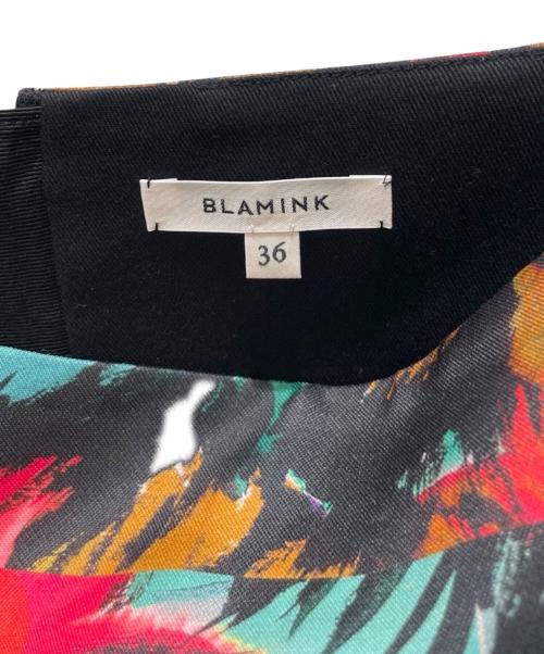 BLAMINK（ブラミンク）BLAMINK (ブラミンク) 花柄シルクオーガンジーゴヤードスカート サイズ:36の古着・服飾アイテム