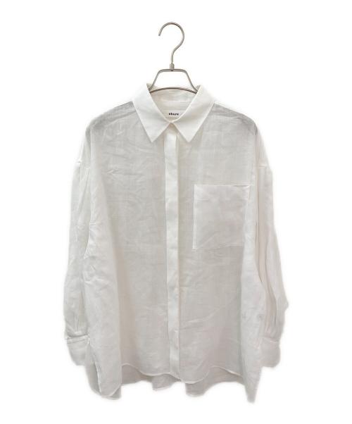 ebure（エブール）ebure (エブール) リネンブラウス ホワイト サイズ:38の古着・服飾アイテム