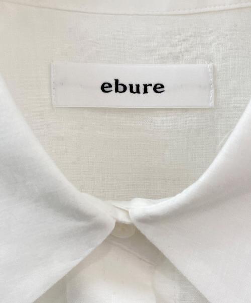 ebure（エブール）ebure (エブール) リネンブラウス ホワイト サイズ:38の古着・服飾アイテム