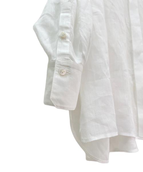 ebure（エブール）ebure (エブール) リネンブラウス ホワイト サイズ:38の古着・服飾アイテム