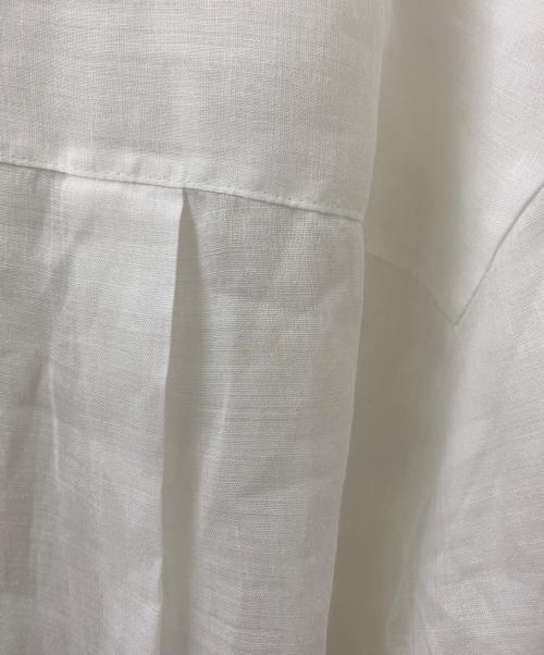 ebure（エブール）ebure (エブール) リネンブラウス ホワイト サイズ:38の古着・服飾アイテム
