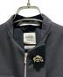 中古・古着 HERMES (エルメス) Emblem Button Bomber Jacket MA-1 Style Flight Jacket/エンブレムボタンボンバージャケット ブラック サイズ:34：250000円
