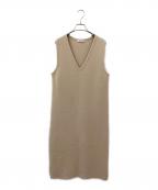 THE ROWザ ロウ）の古着「ノースリーブニットワンピース」｜ベージュ