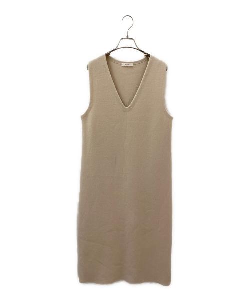 THE ROW（ザ ロウ）THE ROW (ザ ロウ) ノースリーブニットワンピース ベージュ サイズ:XSの古着・服飾アイテム
