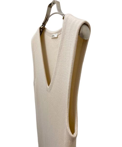 THE ROW（ザ ロウ）THE ROW (ザ ロウ) ノースリーブニットワンピース ベージュ サイズ:XSの古着・服飾アイテム