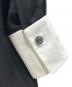 中古・古着 CHANEL (シャネル) Coco Button Sheer Long Sleeve Shirt ココボタン シースルー ロングスリーブシャツ/P71669V62717 ブラック×ホワイト サイズ:34：200000円