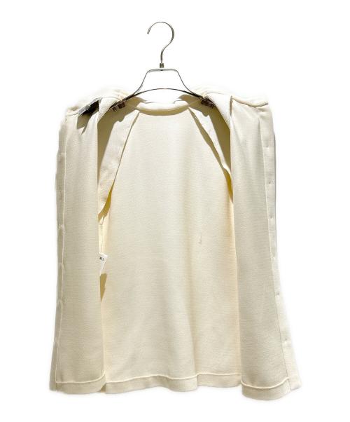CHANEL（シャネル）CHANEL (シャネル) 22C Coco Button Sleeveless Blouse ココボタン ノースリーブ ブラウス/P71866V63363 ホワイト サイズ:34の古着・服飾アイテム