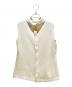 CHANEL（シャネル）の古着「22C Coco Button Sleeveless Blouse ココボタン ノースリーブ ブラウス/P71866V63363」｜ホワイト