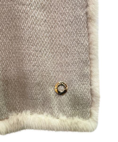 LORO PIANA（ロロピアーナ）LORO PIANA (ロロピアーナ) ミンクファーマフラー/ベビーカシミヤ/シルク/ミンク ベージュの古着・服飾アイテム