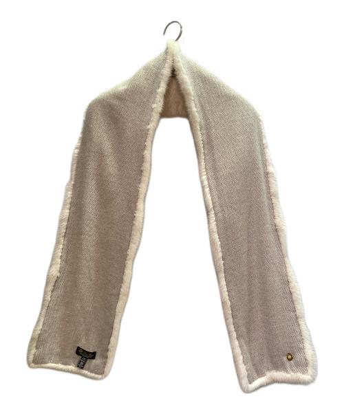 LORO PIANA（ロロピアーナ）LORO PIANA (ロロピアーナ) ミンクファーマフラー/ベビーカシミヤ/シルク/ミンク ベージュの古着・服飾アイテム