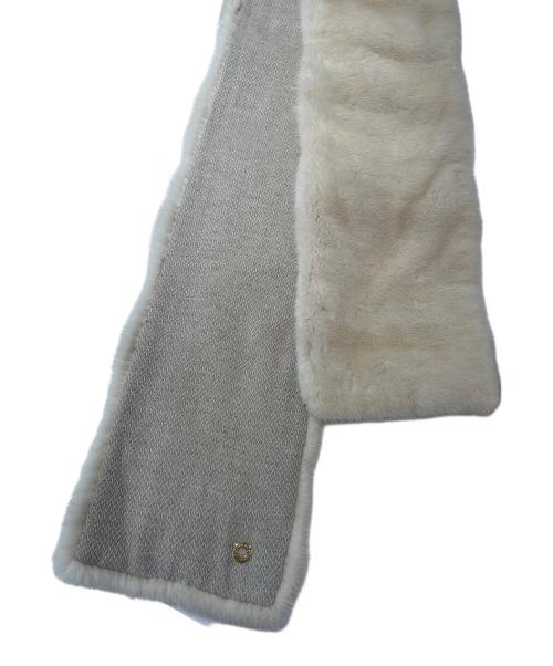 LORO PIANA（ロロピアーナ）LORO PIANA (ロロピアーナ) ミンクファーマフラー/ベビーカシミヤ/シルク/ミンク ベージュの古着・服飾アイテム