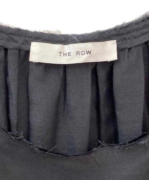 THE ROW（ザ ロウ）THE ROW (ザ ロウ) シルク混ブラウス ブラック サイズ:Mの古着・服飾アイテム
