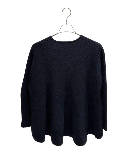 MYLAN（マイラン）MYLAN (マイラン) Wool Cashmere Knit Flare Top/カシミヤ混ニット ブラック サイズ:FREEの古着・服飾アイテム