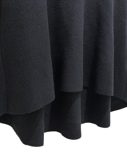 MYLAN（マイラン）MYLAN (マイラン) Wool Cashmere Knit Flare Top/カシミヤ混ニット ブラック サイズ:FREEの古着・服飾アイテム