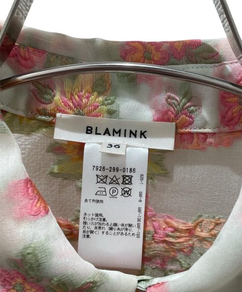 BLAMINK（ブラミンク）BLAMINK (ブラミンク) シャツワンピース ピンク サイズ:36の古着・服飾アイテム
