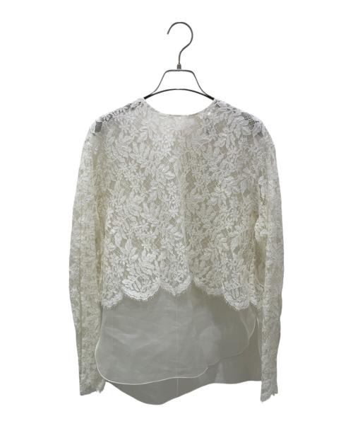 BLAMINK（ブラミンク）BLAMINK (ブラミンク) レースブラウス ホワイト サイズ:36の古着・服飾アイテム