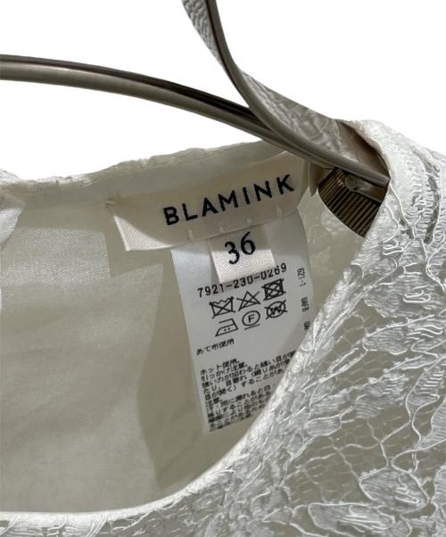 BLAMINK（ブラミンク）BLAMINK (ブラミンク) レースブラウス ホワイト サイズ:36の古着・服飾アイテム