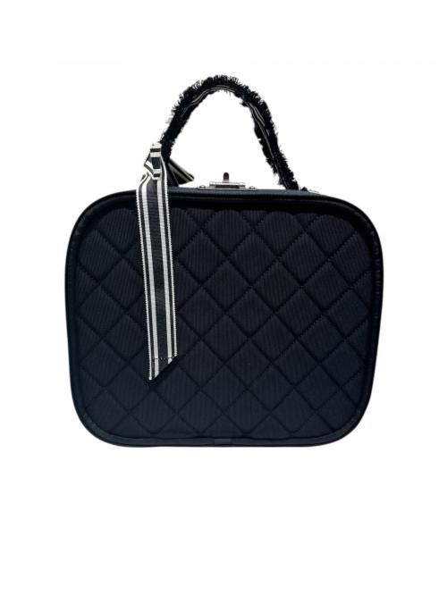 CHANEL（シャネル）CHANEL (シャネル) バニティバッグ ブラックの古着・服飾アイテム