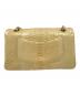 CHANEL (シャネル) パイソンダブルフラプマトラッセ25/classic double flap/チェーンショルダーバッグ パールホワイト サイズ:25：1300000円