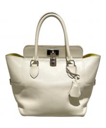 HERMES（エルメス）の古着「ツールボックス20ヴェルソ/TOOLBOX20ハンドバッグ」｜アイボリー系