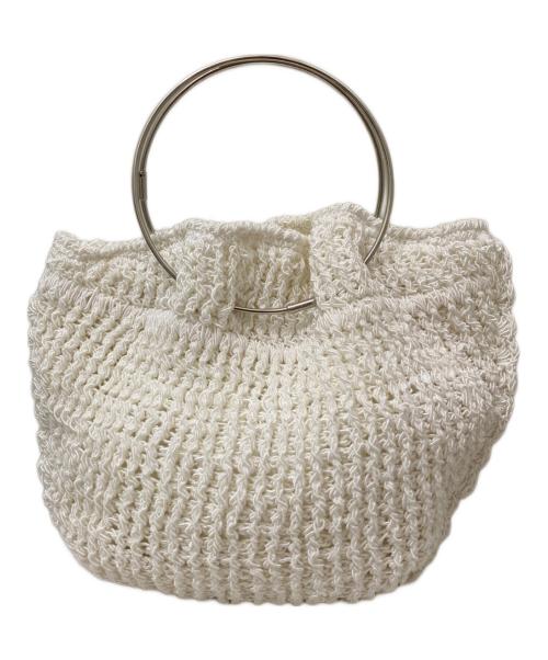 THE ROW（ザ ロウ）THE ROW (ザ ロウ) Flat Micro Circle Bag ホワイトの古着・服飾アイテム