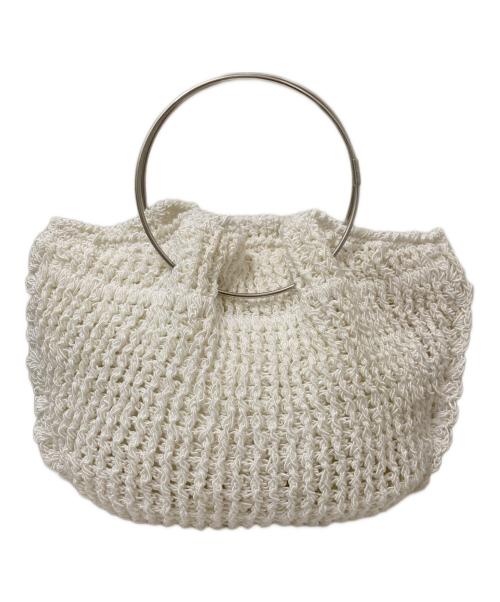 THE ROW（ザ ロウ）THE ROW (ザ ロウ) Flat Micro Circle Bag ホワイトの古着・服飾アイテム