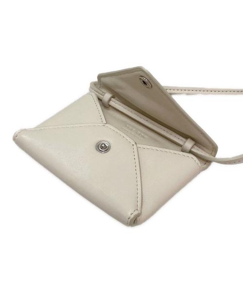 THE ROW（ザ ロウ）THE ROW (ザ ロウ) ストラップ付カードケース ホワイトの古着・服飾アイテム