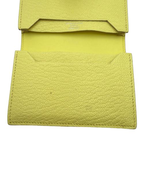 HERMES（エルメス）HERMES (エルメス) ベアンカードケース/Bearn イエローの古着・服飾アイテム