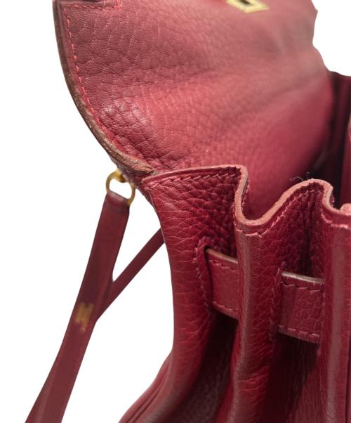 HERMES（エルメス）HERMES (エルメス) ケリー32 内縫い/ゴールド金具/トリヨンクレマンス/レッド系/〇Ｖ:1992年製 レッド系 サイズ:32の古着・服飾アイテム