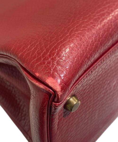 HERMES（エルメス）HERMES (エルメス) ケリー32 内縫い/ゴールド金具/トリヨンクレマンス/レッド系/〇Ｖ:1992年製 レッド系 サイズ:32の古着・服飾アイテム
