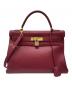 HERMES（エルメス）の古着「ケリー32 内縫い/ゴールド金具/トリヨンクレマンス/レッド系/〇Ｖ:1992年製」｜レッド系