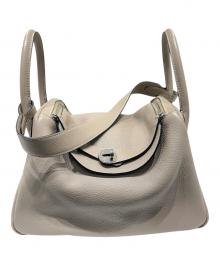 HERMES（エルメス）の古着「Lindy 30 リンディ 30/トリヨンクレマンス/トゥルティエールグレー/□K刻印：2007年製/シルバー金具」｜トゥルティエールグレー