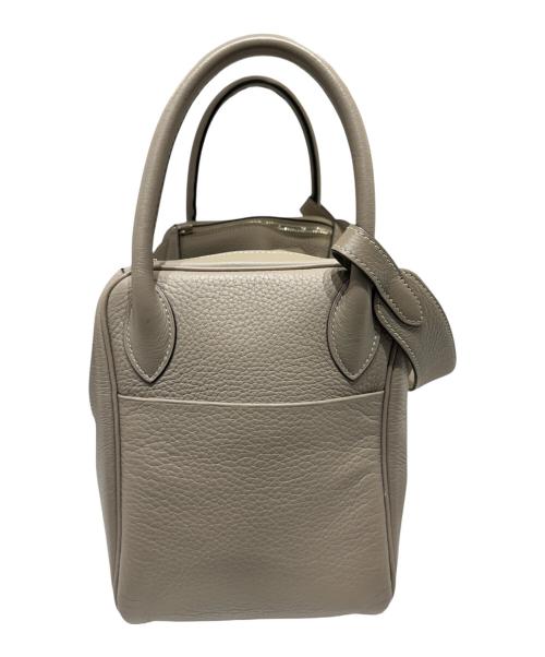 HERMES（エルメス）HERMES (エルメス) Lindy 30 リンディ 30/トリヨンクレマンス/トゥルティエールグレー/□K刻印：2007年製/シルバー金具 トゥルティエールグレー サイズ:30の古着・服飾アイテム