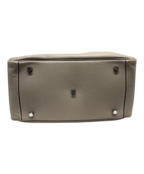 HERMES（エルメス）HERMES (エルメス) Lindy 30 リンディ 30/トリヨンクレマンス/トゥルティエールグレー/□K刻印：2007年製/シルバー金具 トゥルティエールグレー サイズ:30の古着・服飾アイテム