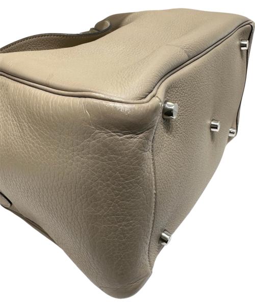 HERMES（エルメス）HERMES (エルメス) Lindy 30 リンディ 30/トリヨンクレマンス/トゥルティエールグレー/□K刻印：2007年製/シルバー金具 トゥルティエールグレー サイズ:30の古着・服飾アイテム