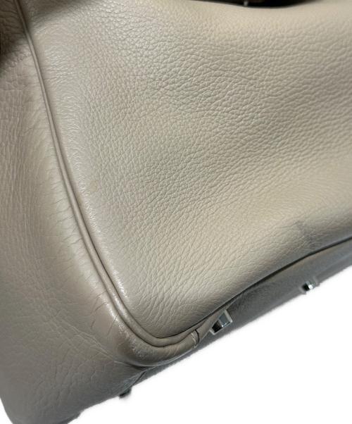 HERMES（エルメス）HERMES (エルメス) Lindy 30 リンディ 30/トリヨンクレマンス/トゥルティエールグレー/□K刻印：2007年製/シルバー金具 トゥルティエールグレー サイズ:30の古着・服飾アイテム