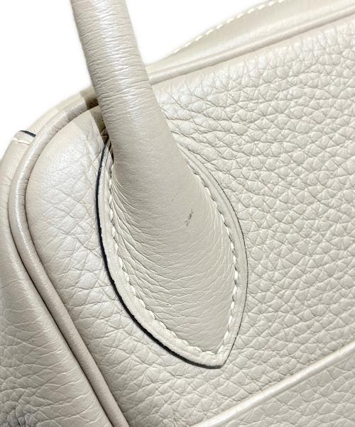 HERMES（エルメス）HERMES (エルメス) Lindy 30 リンディ 30/トリヨンクレマンス/トゥルティエールグレー/□K刻印：2007年製/シルバー金具 トゥルティエールグレー サイズ:30の古着・服飾アイテム