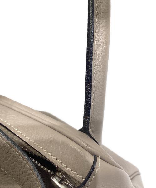 HERMES（エルメス）HERMES (エルメス) Lindy 30 リンディ 30/トリヨンクレマンス/トゥルティエールグレー/□K刻印：2007年製/シルバー金具 トゥルティエールグレー サイズ:30の古着・服飾アイテム