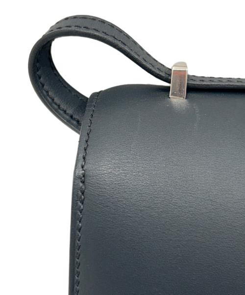 HERMES（エルメス）HERMES (エルメス) Constance III Elan コンスタンス3 エラン/ブラック系/ネイビー系/ソンブレロ/シルバー金具/□R刻印:2014年製 ブラック サイズ:25の古着・服飾アイテム