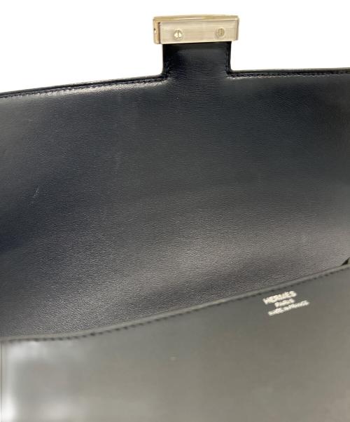 HERMES（エルメス）HERMES (エルメス) Constance III Elan コンスタンス3 エラン/ブラック系/ネイビー系/ソンブレロ/シルバー金具/□R刻印:2014年製 ブラック サイズ:25の古着・服飾アイテム
