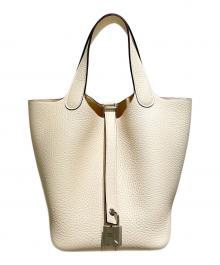 HERMES（エルメス）の古着「ピコタンロックPM/トリヨンクレマンス/クレーム/K刻印：2025年製/シルバー金具」｜クレーム