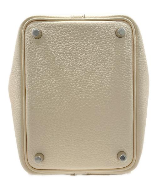 HERMES（エルメス）HERMES (エルメス) ピコタンロックPM/トリヨンクレマンス/クレーム/K刻印：2025年製/シルバー金具 クレーム サイズ:PM 未使用品の古着・服飾アイテム